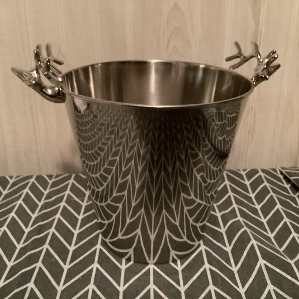 Mark & Graham Silver Ice/Wine Bucket